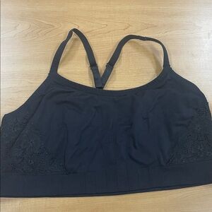 Torrid Curve Black Lace Trim Bralette size 2